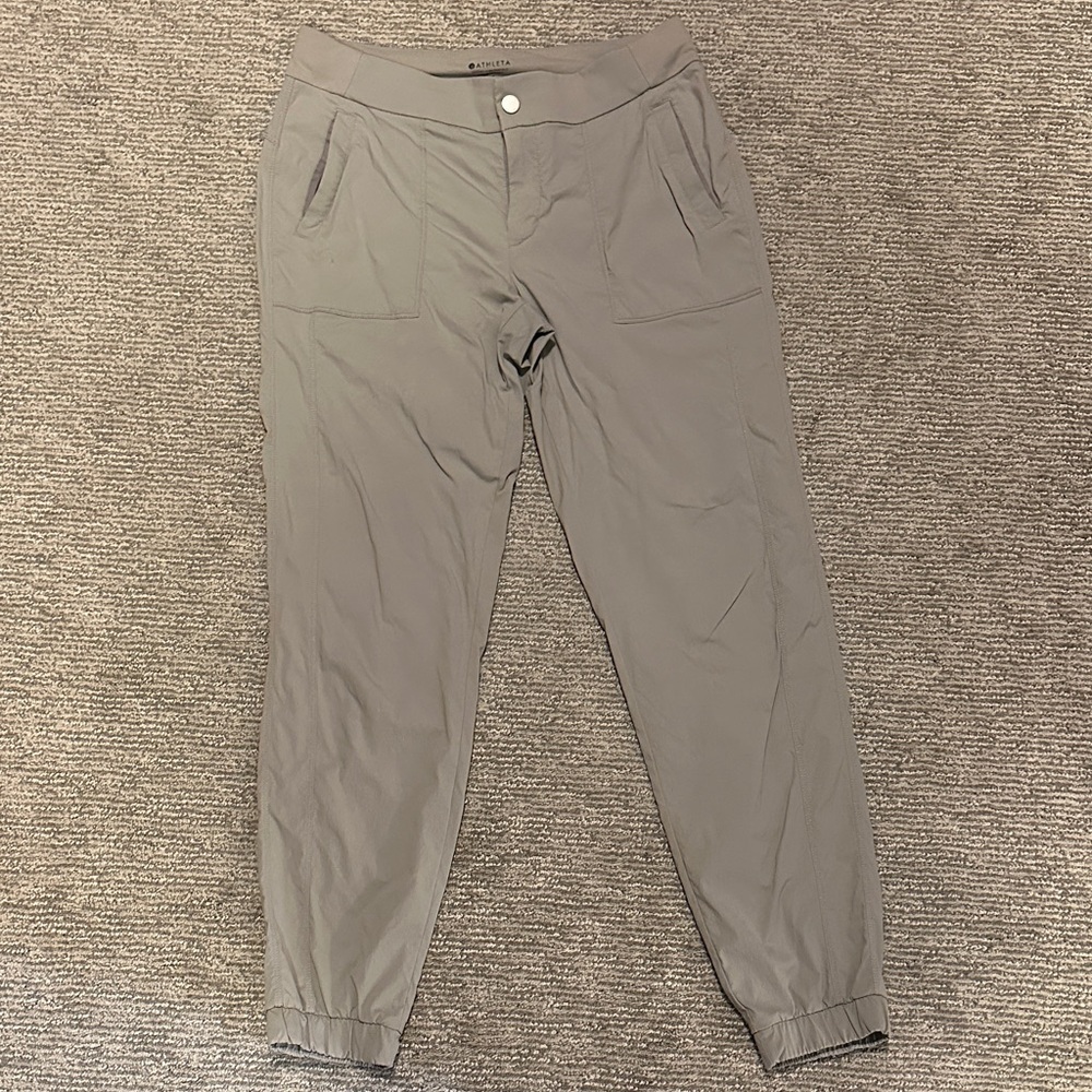 Athleta Gray Track Pants